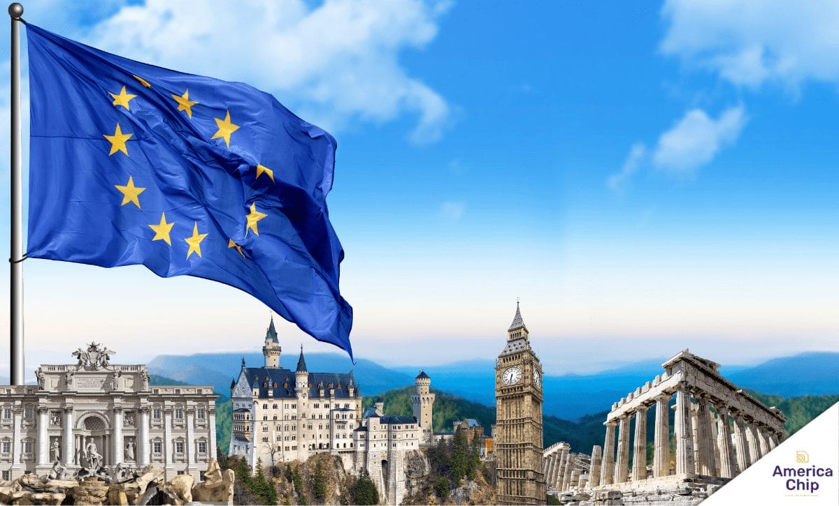 mapa da europa com paises e capitais